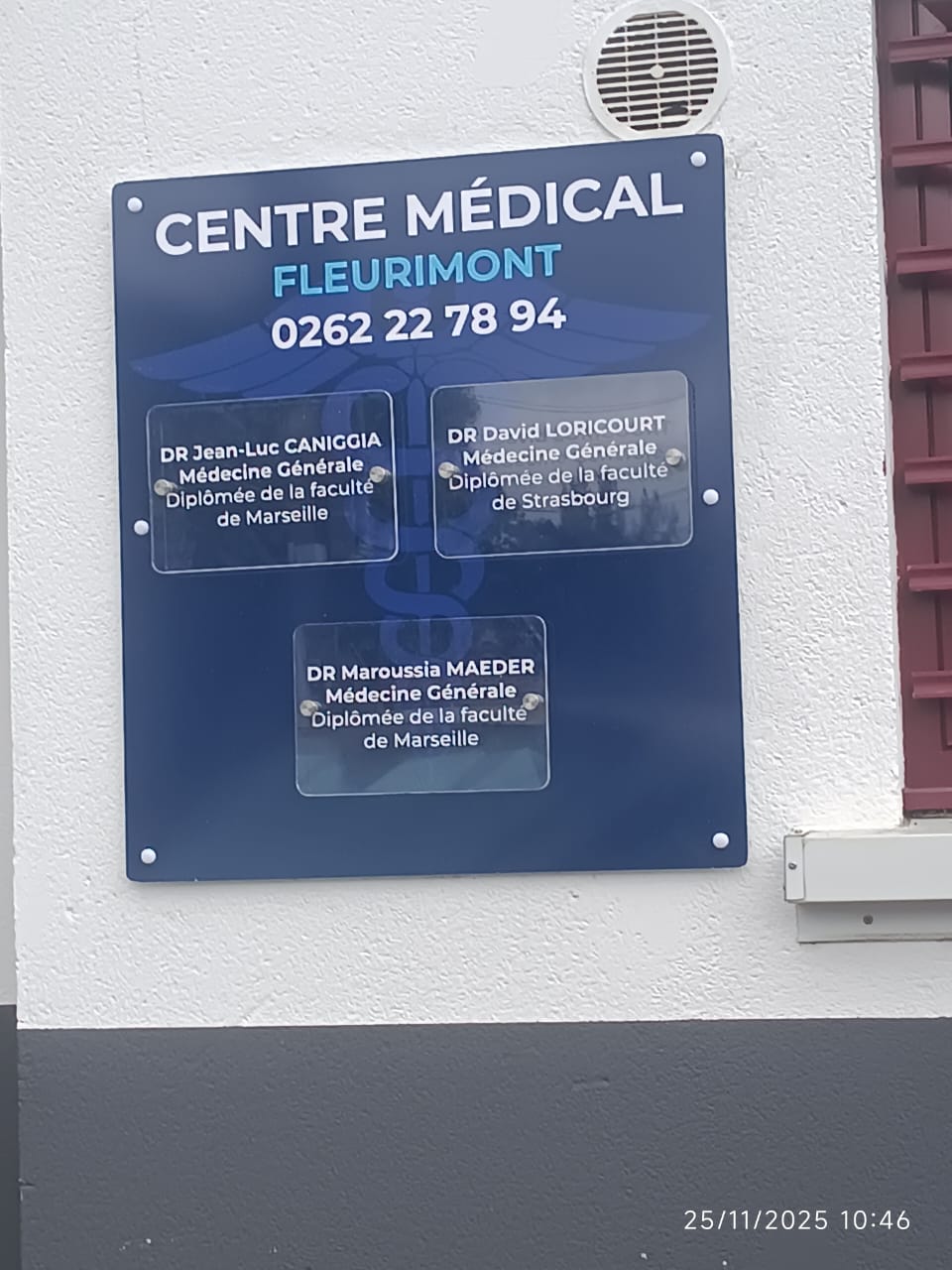 Enseigne centre médical Fleurimont